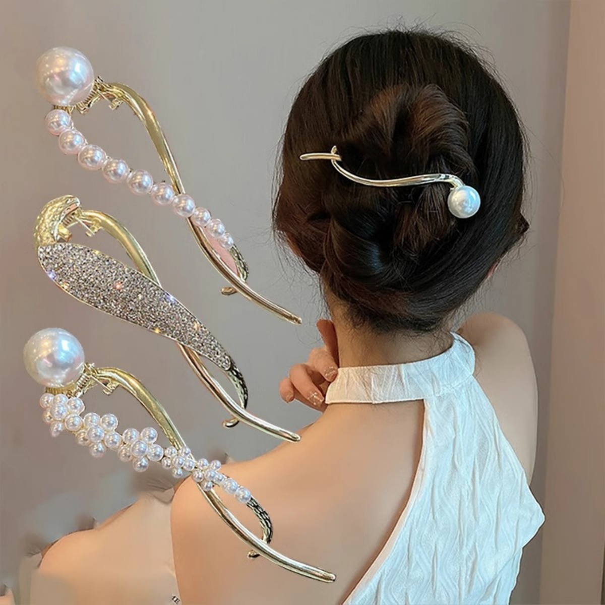 Elegant Glitter Pearl Hair Cli – Korean Lifestyle & Kids Boutique Bewertung und Preis