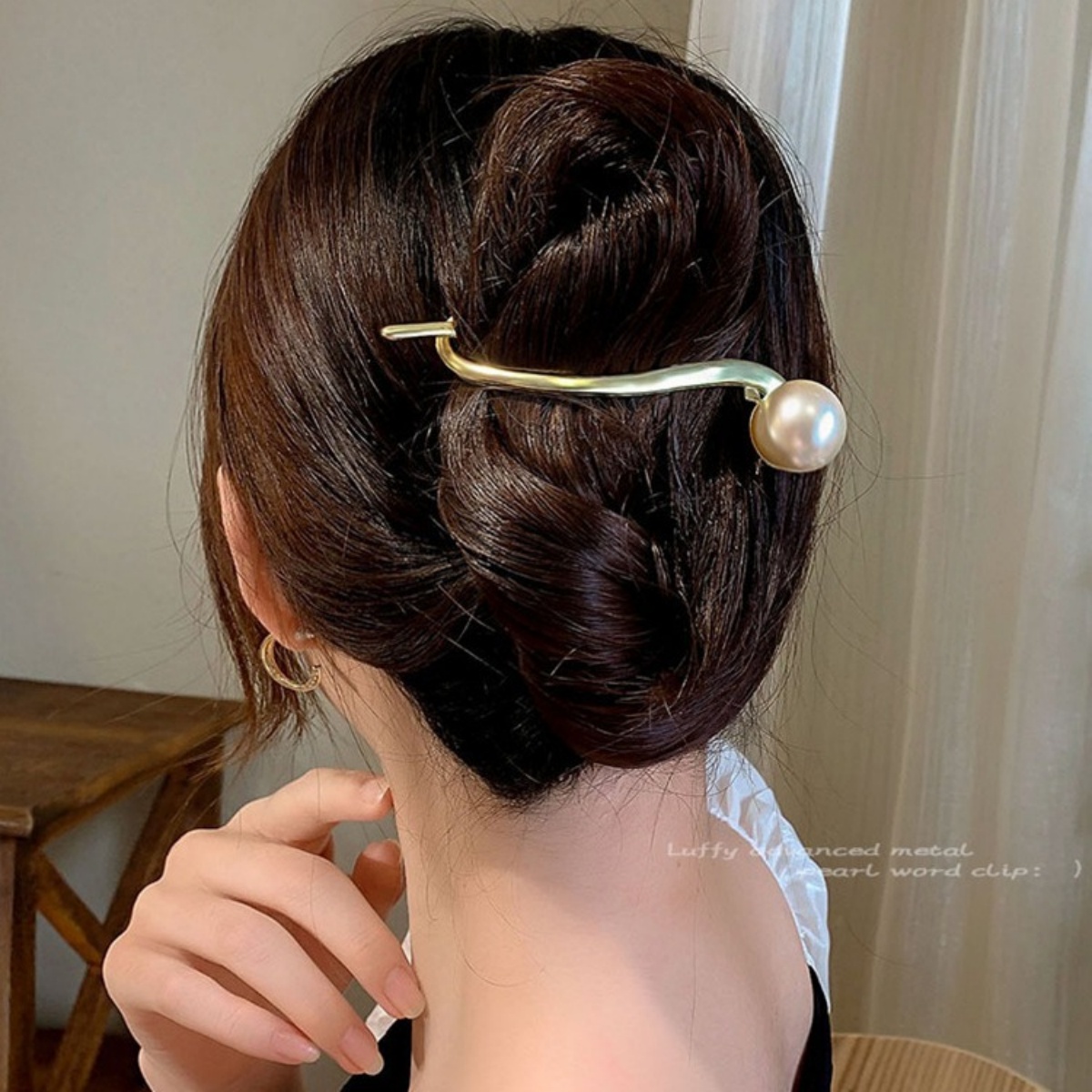 Elegant Glitter Pearl Hair Cli – Korean Lifestyle & Kids Boutique Bewertung und Preis