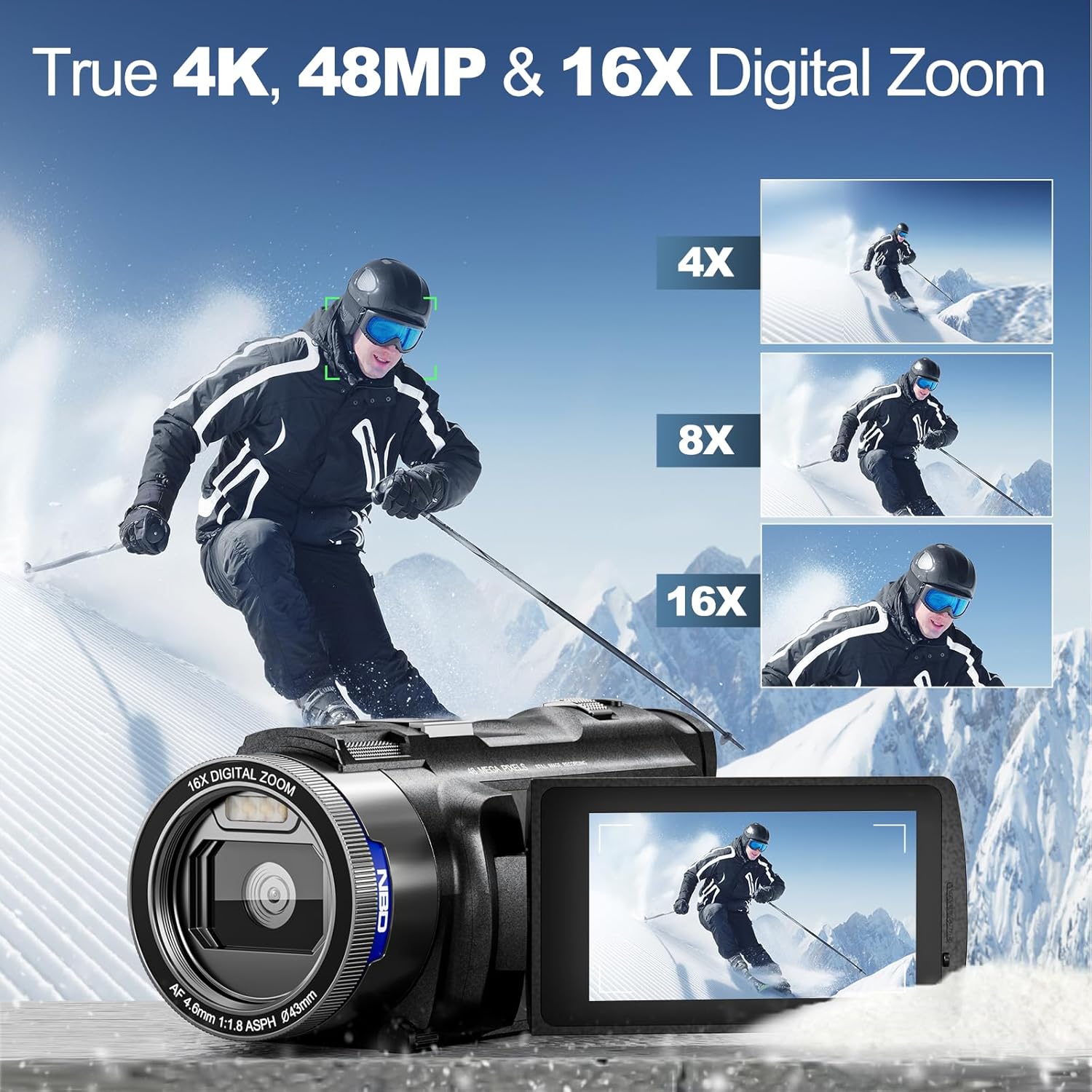 NBD 4K HD&48MP Camcorder Video – Korean Lifestyle & Kids Boutique Bewertung und Preis