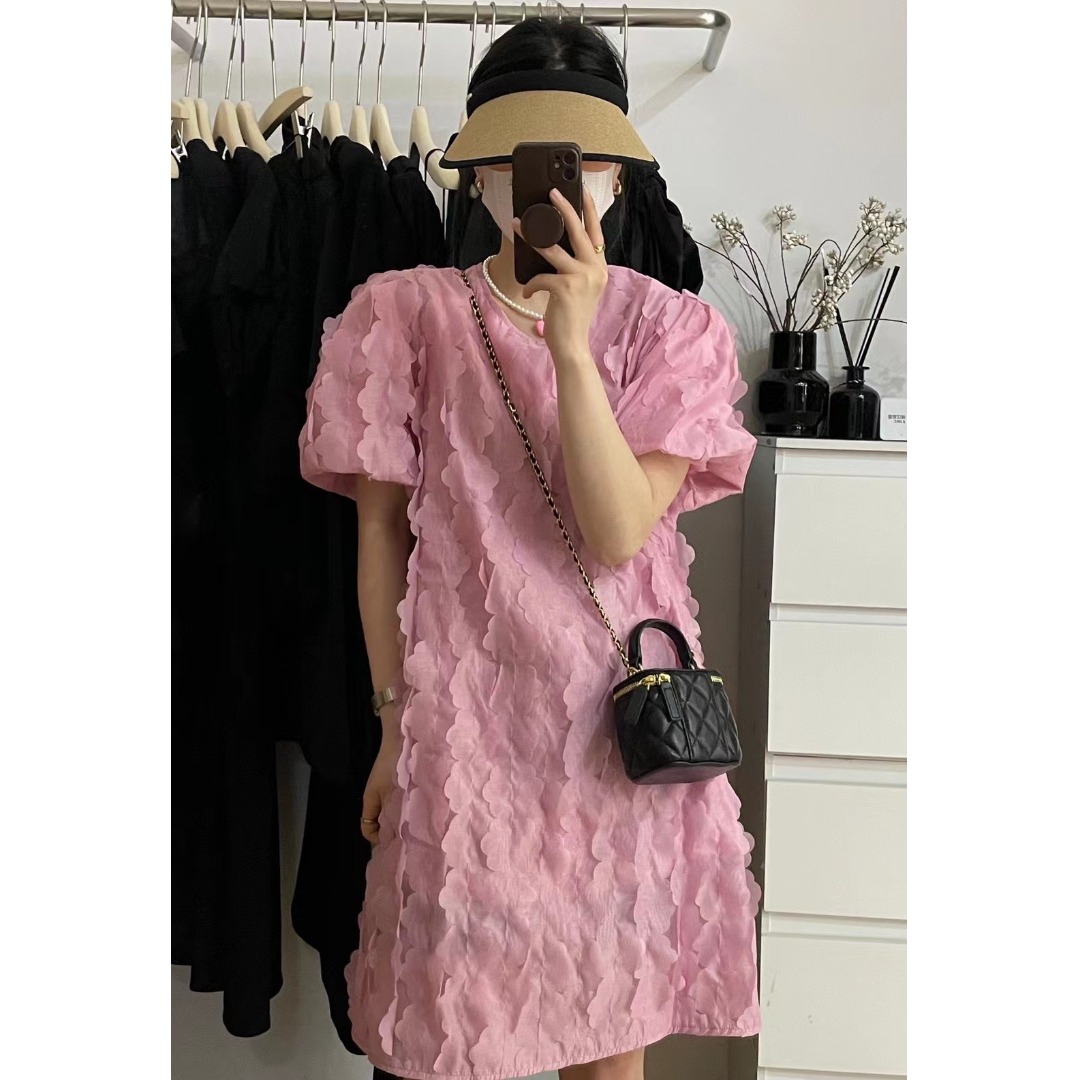 Floral Bubble Sleeve Dress Kor – Korean Lifestyle & Kids Boutique Bewertung und Preis