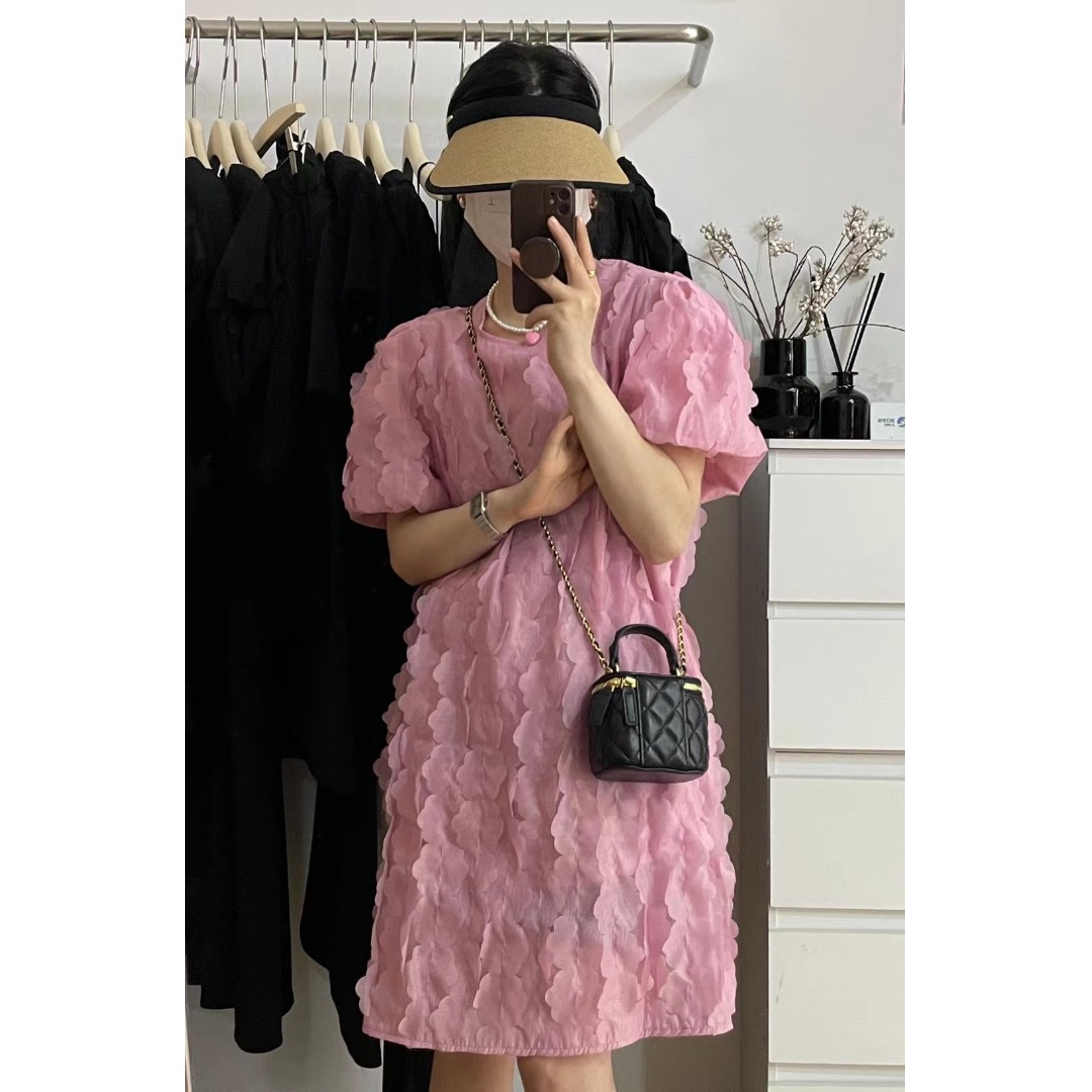 Floral Bubble Sleeve Dress Kor – Korean Lifestyle & Kids Boutique Bewertung und Preis