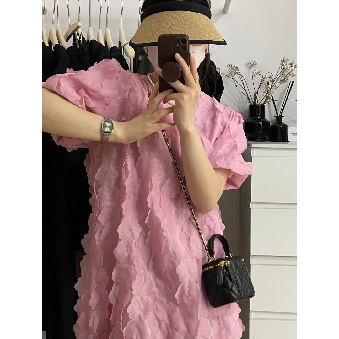 Floral Bubble Sleeve Dress Kor – Korean Lifestyle & Kids Boutique Bewertung und Preis